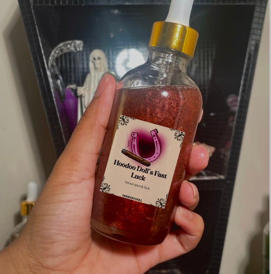 Hoodoo Dolls Fast Luck Oil